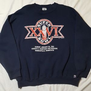 Vintage Super Bowl XXVI sweatshirt XXL